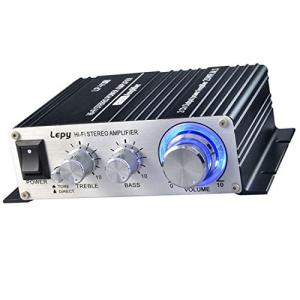 STRIVEHUGTOSUCCESS Lepy LP-V3Sブラックパワーアンプ12VミニHi-Fi...