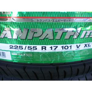 トランパス mpZ 225/55R17 101V XL●代引手数料無料●ミニバン専用タイヤ