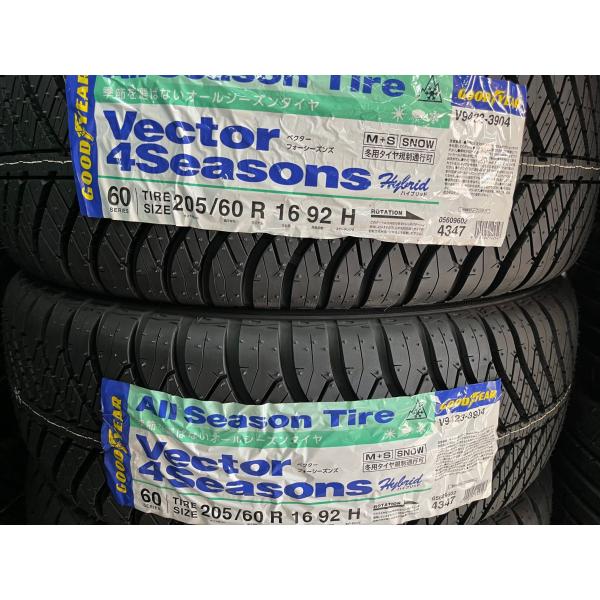 2023年製 Vector 4Seasons Hybrid 205/60R16 92H オールシーズ...