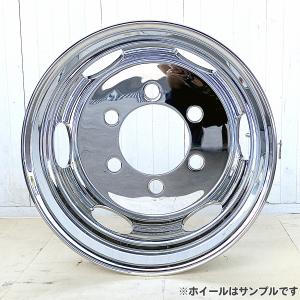 4枚1台分 メッキホイール 19.5×6.75...の詳細画像3