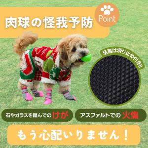 犬 靴 小型犬 ドッグシューズ 脱げない 大型...の詳細画像3