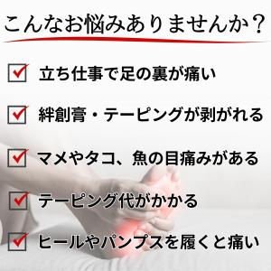 足裏保護パッド サポーター タコ 魚の目 底マ...の詳細画像1