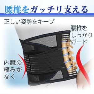 腰痛ベルト コルセット サポート 改善 グッズ...の詳細画像5