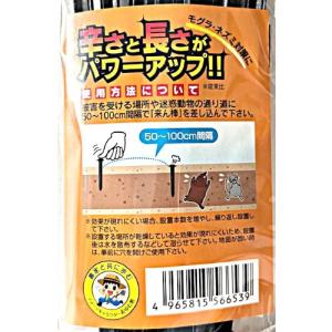 モグラ 忌避剤 ネズミ 対策 来ん棒 10本入...の詳細画像5