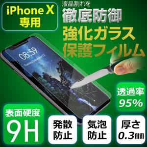 【2枚セット】 iPhone X ガラスフィルム iphoneX ガラスフィルム iphoneX 保護フィルム iphoneX フィルム 気泡が消える フィルムシート メール便送料無料｜tysj-online