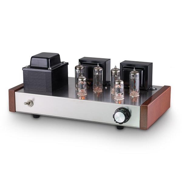 HiFi 6P1 真空管 クラスAB プッシュプル ステレオオーディオアンプ 12W+12W プリメ...