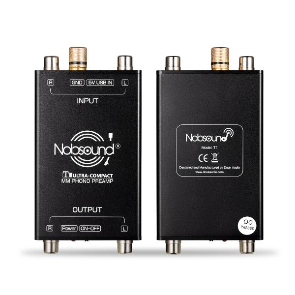 Nobsound T1 MM Phono ターンテーブル プリアンプ Mini オーディオ ステレオ...