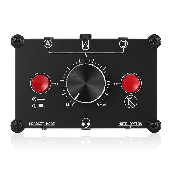 Douk Audio Mini MC1024 2系統 マイクヘッドセット スピーカー オーディオ ス...