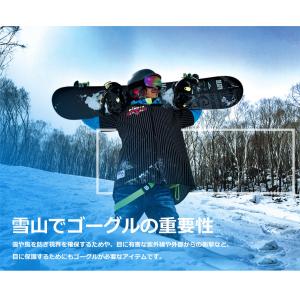 スキーゴーグル OTG ダブルレンズ 180°...の詳細画像2