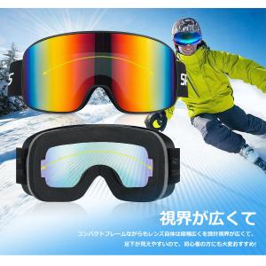 スキーゴーグル OTG ダブルレンズ 180°...の詳細画像3