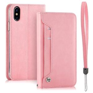 TOYOSO Android One X3 カバー 手帳型 シンプル androidone 手帳 Android ケース One ケース X3 ケース ハート ドット アンドロイドワン 手帳型ケース