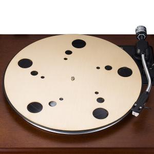 HiFi ピュアブラスターンテーブルプラッターマット用 ビニール LPレコードプレーヤー 2mm パ...