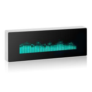 金属カバー VFD 時計 音楽スペクトラム ディスプレイ サウンドレベルインジケーター ドット マトリックス オーディオ VUメーター