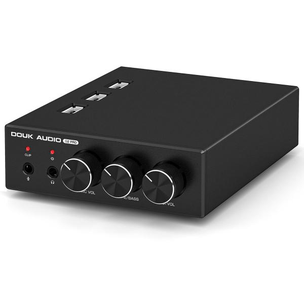 Nobsound Q2PRO Mnini ステレオ ゲーミング DAC マイク ヘッドホンアンプ U...