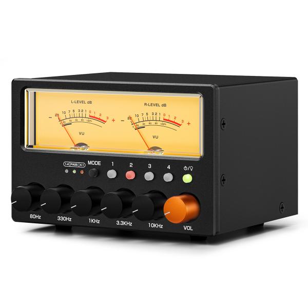 Nobsound D5 4WAYオーディオセレクター： 5バンド EQ搭載 ノイズ対策対応 ホームシ...