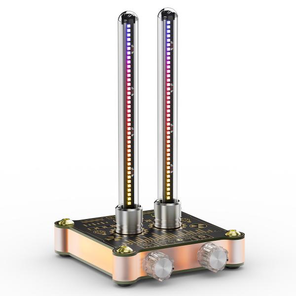 Nobsound VU9 MINI 音楽ビジュアライザー RGB LED レベルメーター デスク用 ...