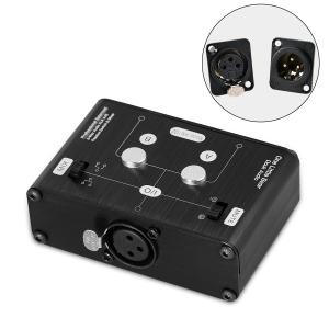 Mini 2-way HiFi ステレオ オーディオ XLR A / B パッシブスイッチャー