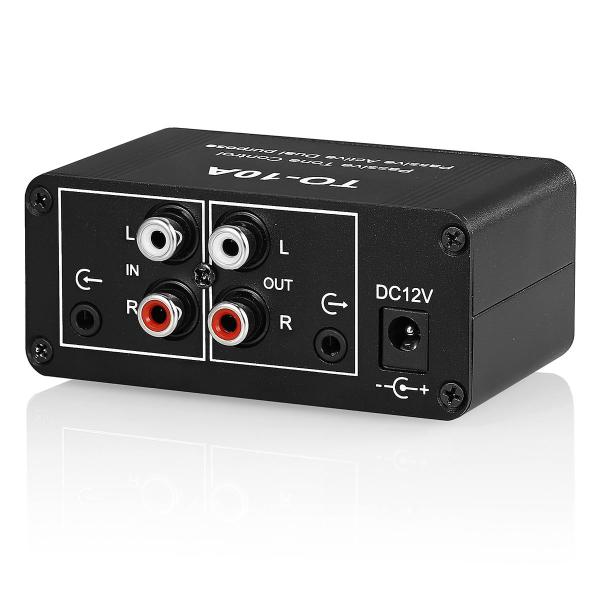 Mini オーディオ アッテネーター 3.5mm/RCA ボリュームコントローラー ステレオ プリア...