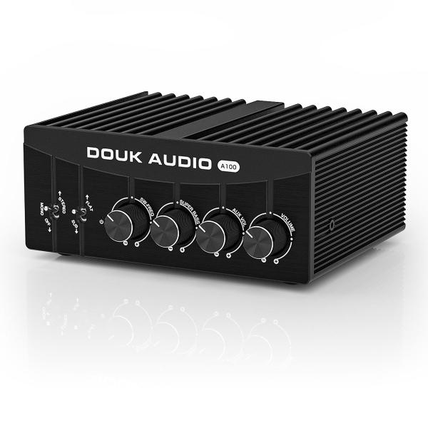 Douk Audio A100 HiFi TPA3255デジタル パワーアンプ モノステレオ対応 ハ...