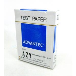 アドバンテック東洋　ADVANTEC ｐＨ試験紙　ブックタイプ ＡＺＹ　アリザリンエロー　pH10.0〜12.0 200枚入（20枚綴×10冊）