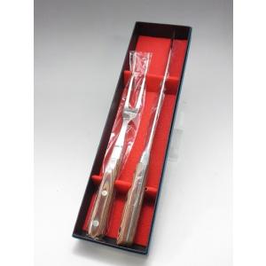 カービングフォーク 全長 31.5cm (フォーク部 18.0cm) 関の刃物