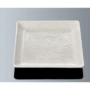 国際加工　メラミン食器　 たくみ庵　D257KOH　正角皿22cm　粉引