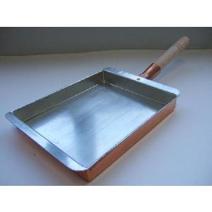 SA 銅 玉子焼 関西型 22.5cm （玉子焼き器・卵焼き フライパン