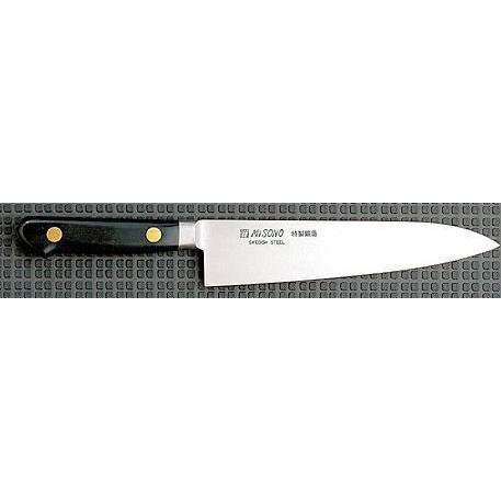 ミソノ　ＥＵ・カーボン鋼（旧スウェーデン鋼）　牛刀（両刃）No.118　19.5cm