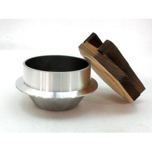 釜 アルミ鋳物 羽釜 カン付（持ち手金具付き）36cm5.9升炊き 蓋