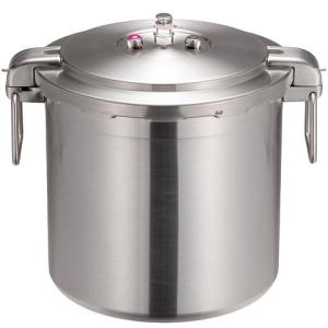 新品・未使用 ワンダーシェフ 業務用浅型圧力鍋 16L ワンダーシェフ 業務用圧力鍋 プロビッグサイズ 30L IH対応