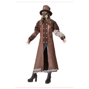 非対面取引 悪魔ファッション男性のスチームパンク加工カーディガンジャケットパンク綿緩い毎日カジュアルトレンチコート 売り出し格安 Kingscages Com