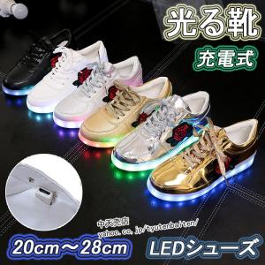 スニーカー Led シューズ 光る靴 大きいサイズ 大人 大人用 子供用 光るスニーカー バラ 充電式 歩きやすい 光るシューズ ランニングシューズ Fgxjy 中天売店 通販 Yahoo ショッピング