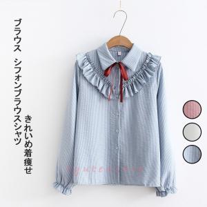 襟が可愛いブラウス韓国の商品一覧 通販 Yahoo ショッピング