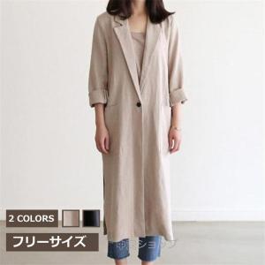 レディースチェスターコート 素材 麻 リネン コート アウター ファッション 通販 Yahoo ショッピング
