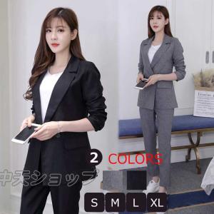 パンツスーツレディース夏9分丈パンツスーツ韓国風セットOL 冷房対策テーラードジャケット 事務服 ストライプセレモニースーツ フォーマル ご入学式 面接 ?４XL パンツスーツレディース夏9分丈パンツスーツ韓国風セットOL 冷房対策