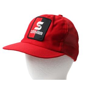 デッドストック 90s USA製 □ 企業 ワッペン 刺繍 メッシュ ベース