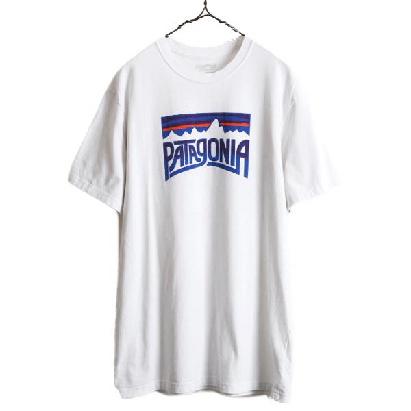 17年製 ■ パタゴニア プリント 半袖 Tシャツ メンズ L / 古着 Patagonia アウト...