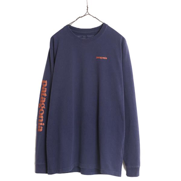 パタゴニア プリント 長袖 Tシャツ メンズ M / 古着 Patagonia アウトドア ロンT ...