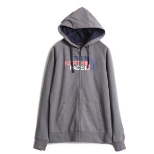 ノースフェイス フルジップ スウェット フード パーカー レディース L The North Face アウトドア トレーナー 裏起毛 2トーン ジップアップ｜tzdfb97470