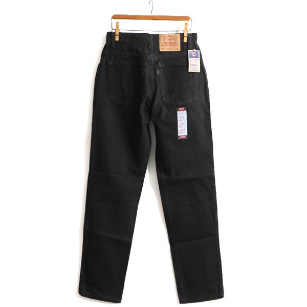 タグ付き 新品 デッドストック 90s USA製 Levis 505 ブラック デニム パンツ レデ...