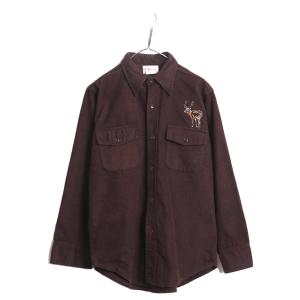 80s オービス コットン シャモア クロス シャツ メンズ L 古着 80年代 ヴィンテージ ORVIS アウトドア ネルシャツ フランネル ハンティング｜tzdfb97470