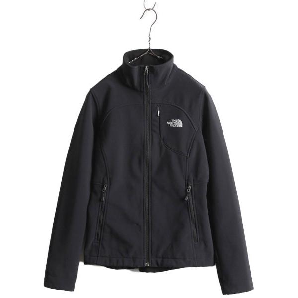 US企画 ノースフェイス ソフトシェル ジャケット レディース XS / 古着 The North ...