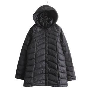 ノースフェイス ダウン ハーフ コート レディース M The North Face アウトドア パーカー ジャケット 600フィル キルティング ナイロン 黒｜tzdfb97470