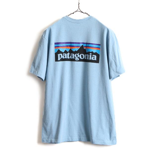 19年製■ パタゴニア プリント 半袖 Tシャツ ( メンズ M ) 古着 PATAGONIA オー...