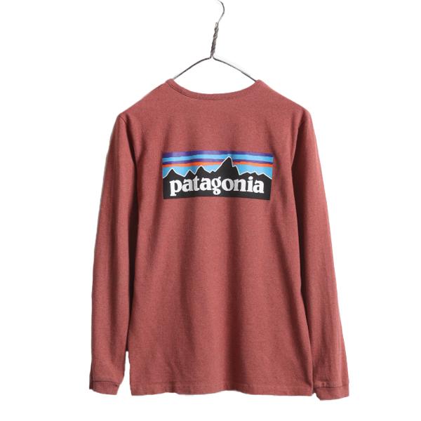 パタゴニア 両面 プリント 長袖 Tシャツ レディース S Patagonia アウトドア ロンT ...