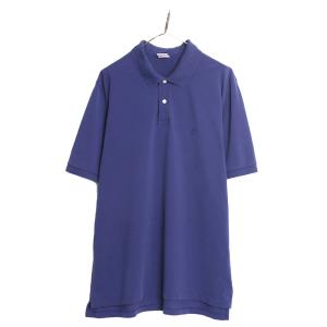 ブルックスブラザーズ 鹿の子 半袖 ポロシャツ メンズ XL Brooks Brothers 半袖シャツ ワンポイント オリジナル フィット 大きいサイズ 紺｜tzdfb97470