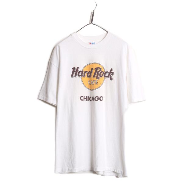 90s USA製 ハードロックカフェ 半袖 プリント Tシャツ メンズ レディース XL 90年代 ...