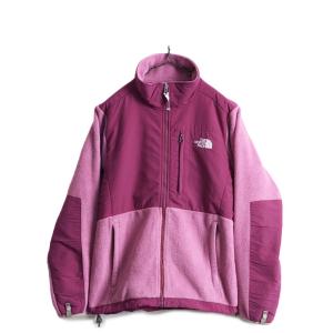 ノースフェイス デナリ ジャケット レディース M 古着 The North Face DENALI アウトドア フリース ナイロン ブルゾン パープル ジャンパー｜tzdfb97470