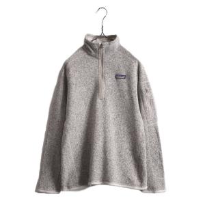 17年製 パタゴニア ベターセーター ハーフジップ レディース L / Patagonia アウトドア フリース ジャケット プルオーバー 灰 ジップネック｜tzdfb97470