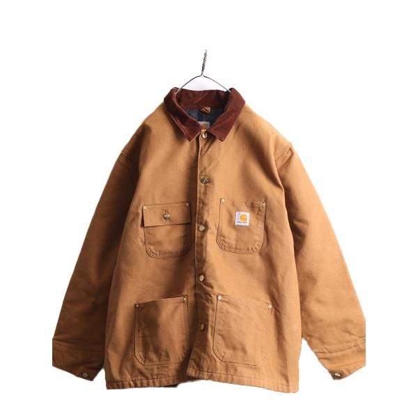 カーハート チョア コート メンズ 2XL 古着 CARHARTT ダック カバーオール ジャケット...